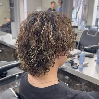 パーマ メンズ 横浜/カラー /パーマ/琉太のヘアスタイル