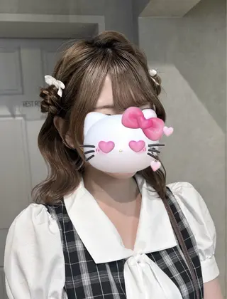 ミディアム 透明感モテスタイル 💞SHIORI💞のヘアスタイル