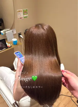 ロング 中島愛佳🐥⸒⸒ 縮毛矯正/艶髪カラーのヘアスタイル