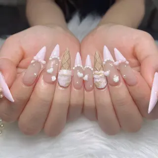 ネイル Sora  Nail 長さ出し専門店のネイルデザイン