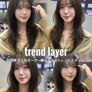 ロング カラー 💗ボブ/レイヤー/ 縮毛矯正/大和田拓夢のヘアスタイル