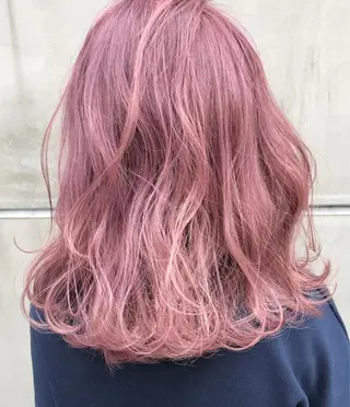 セミロング カラー 【渋谷で人気】艶髪× 髪質改善/ツヤカラーのヘアスタイル