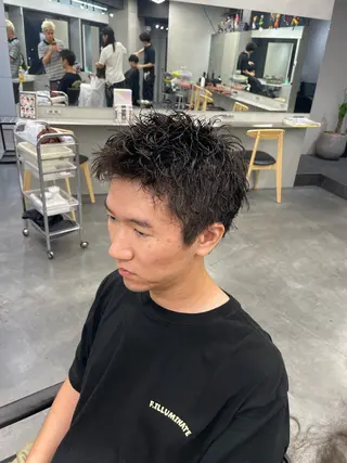 ショート パーマ fifth リュウセイのヘアスタイル