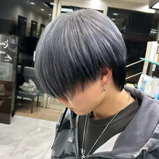 カラー メンズ 🫧💞ハイトーン 瀧田 菜々花🦄🫧のヘアスタイル