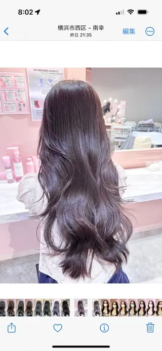 ロング 透明感/艶カラー 💘Hanaのヘアスタイル