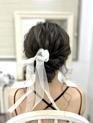 ヘアアレンジ 似合わせヘアメイク 💐オダギリチアキのヘアスタイル