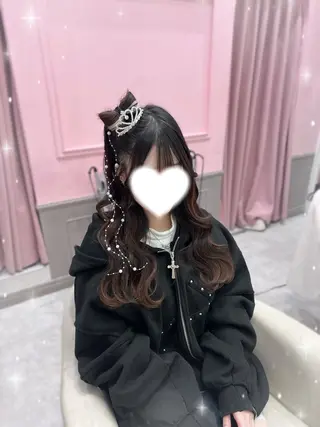 ヘアアレンジ lien momoのヘアスタイル