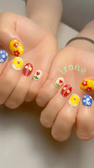 ネイル 小さなサロン ironeのネイルデザイン