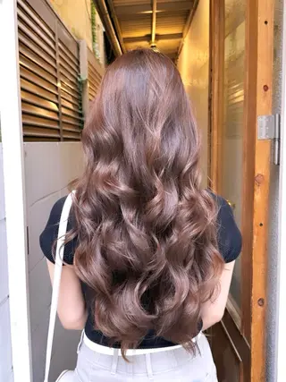 ロング パーマ 吉田 光佑のヘアスタイル