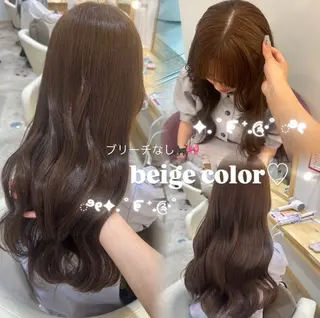 ロング カラー 透明感color🩰 girly♡ノアのヘアスタイル