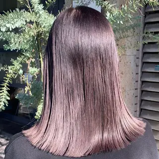 セミロング カラー 艶髪✨/髪質改善 カラー　kaitoのヘアスタイル