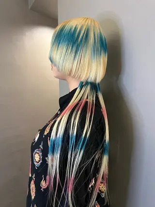 ロング カラー 圧倒的デザイン力 店長🎨RENAのヘアスタイル