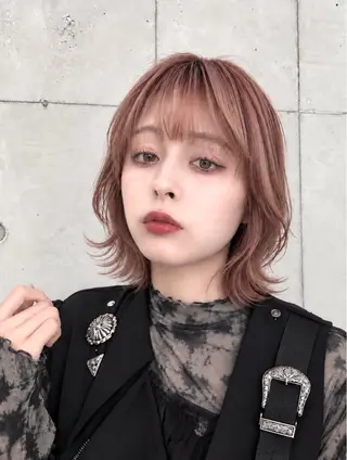 ミディアム 笠原 健人のヘアスタイル