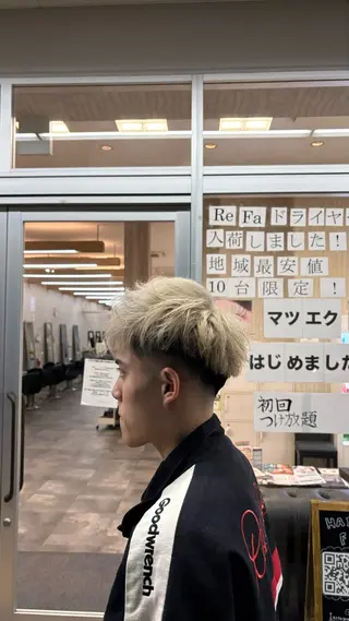 ショート カラー メンズ lua店 Yugo(河野有吾)のヘアスタイル