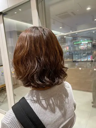 ショート ☁️ボブパーマ/ 咲良🪄のヘアスタイル