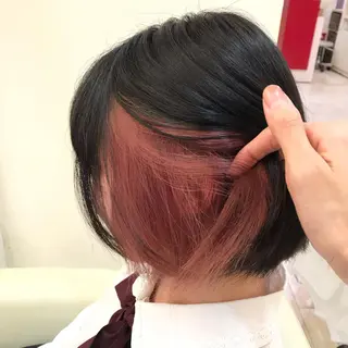 ミディアム カラー 櫻井 なんなのヘアスタイル