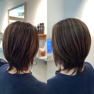 ミディアム hair bonitaのヘアスタイル
