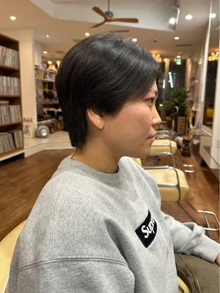 ショート Beautrium 七里ヶ浜　浪崎太陽のヘアスタイル