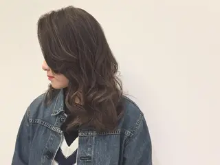 ミディアム セミロング ロング カラー パーマ ハイトーン×髪質改善 KENTAのヘアスタイル