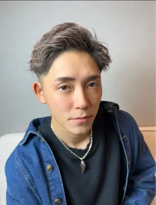 ショート メンズ SHION men's permのヘアスタイル