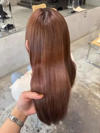 新潟万代/暖色・ 透明感カラー/アミのヘアスタイル