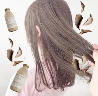 ロング カラー パーマ ヘアアレンジ メンズ キッズ 上品＆韓国風 🥀海心🥀のヘアスタイル