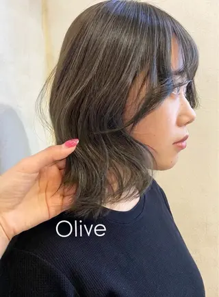 カラー 酸性ストレート /暖色カラー/ユイカのヘアスタイル