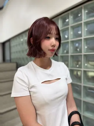 sena⌇ベージュ⌇ ブリーチなしWカラーのヘアスタイル