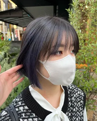 カラー 🩷ྀི暖色カラー 🫧ྀིススマゴチヨのヘアスタイル