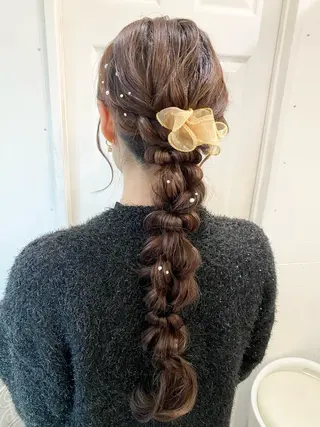 ヘアアレンジ uros.中目黒 moekaのヘアスタイル