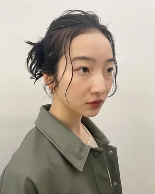 セミロング 佐伯 和佳のヘアスタイル