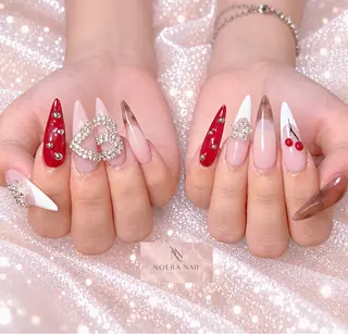 ネイル NOERA NAIL チップ長さ出し大塚店のネイルデザイン
