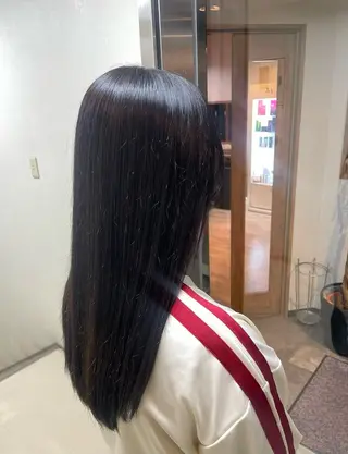 ロング カラー ケアブリーチ/透明感 カラー🎀moeのヘアスタイル
