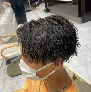 パーマ メンズ 🌴パーマオタク🌴 長谷川　諒佑🌈のヘアスタイル
