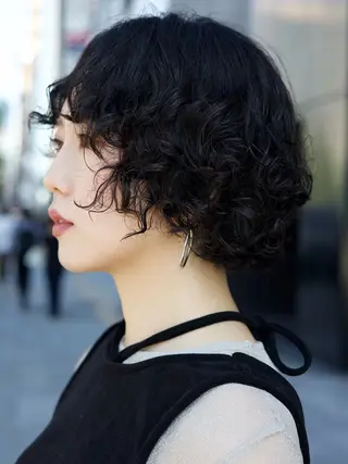 ショート パーマ TAISHIRO 無難を抜けるショートのヘアスタイル