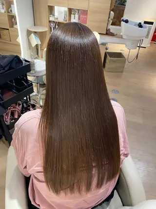 ロング 髪質改善ストレート ✂️前田龍之介のヘアスタイル