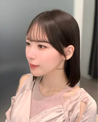 ショート 🎀韓国風顔周り× 透明感/梅田/アリサのヘアスタイル