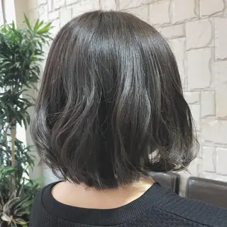 ミディアム カラー 🥛洒落髪小顔cut なら龍崎🥛のヘアスタイル