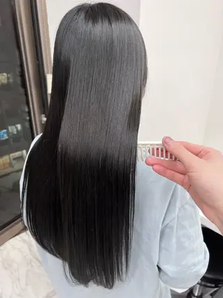 ミディアム カラー パーマ ヘアアレンジ メンズ キッズ ネイル マツエク・マツパ アイブロウ 上品＆韓国風 🥀海心🥀のヘアスタイル