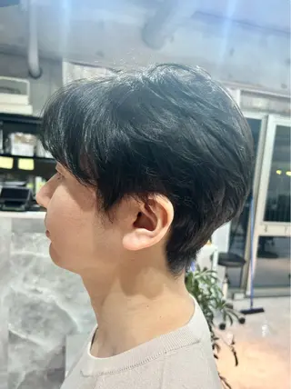 メンズ NAHO 艶カラー/髪質改善のヘアスタイル