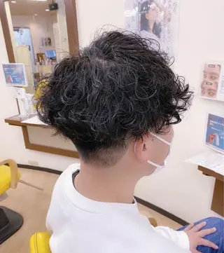 ショート パーマ メンズ 寺澤 🌈祐のヘアスタイル