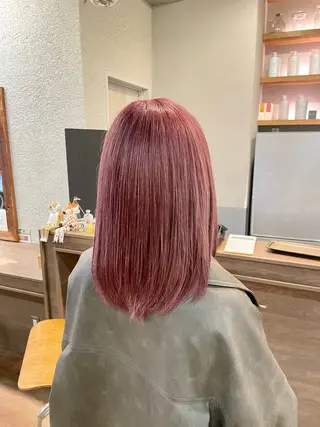 ミディアム オオシマ ミユのヘアスタイル