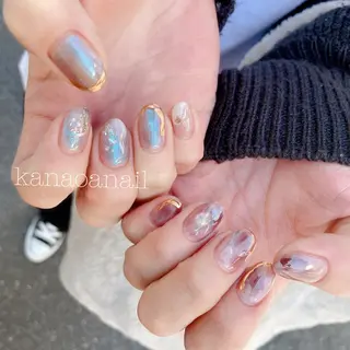 ネイル 地爪育成💅 kanaoanailのネイルデザイン