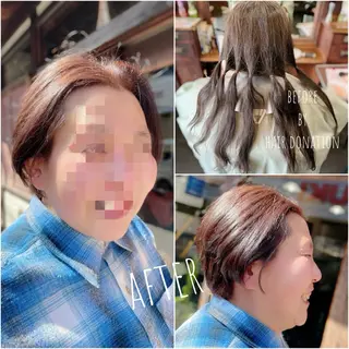 ショート カラー ヘアアレンジ Hikari /京都駅美容室のヘアスタイル