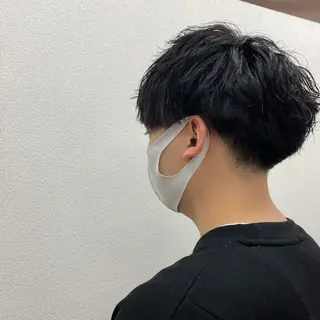 パーマ メンズ もりたみかこ 美容師お休み中のヘアスタイル