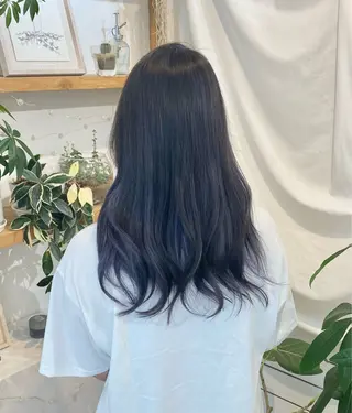 セミロング カラー 上品韓国ヘア レイヤー/ayaのヘアスタイル