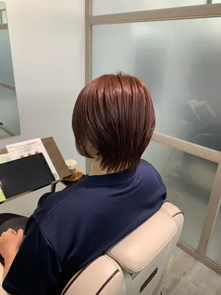 ショート 髪質改善×艶カラー 🌼Haru🌼のヘアスタイル