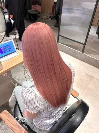 ロング カラー ハイレイヤー✖️髪質 改善カラーmeguのヘアスタイル