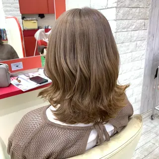 ミディアム カラー 櫻井 なんなのヘアスタイル