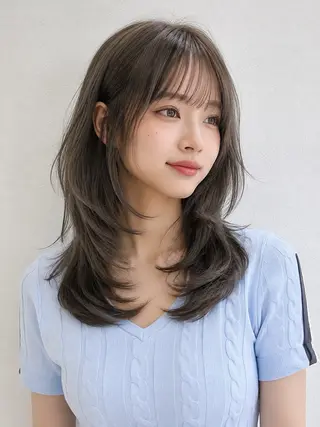 セミロング claire ema 💎酒井裕太郎のヘアスタイル